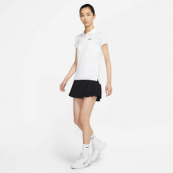 Женская теннисная юбка Nike Club Short Skirt Women - Black, Schwarz Glänzend