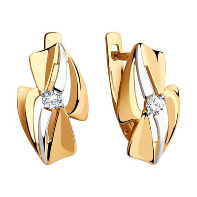 Серьги Au 585 (028806)