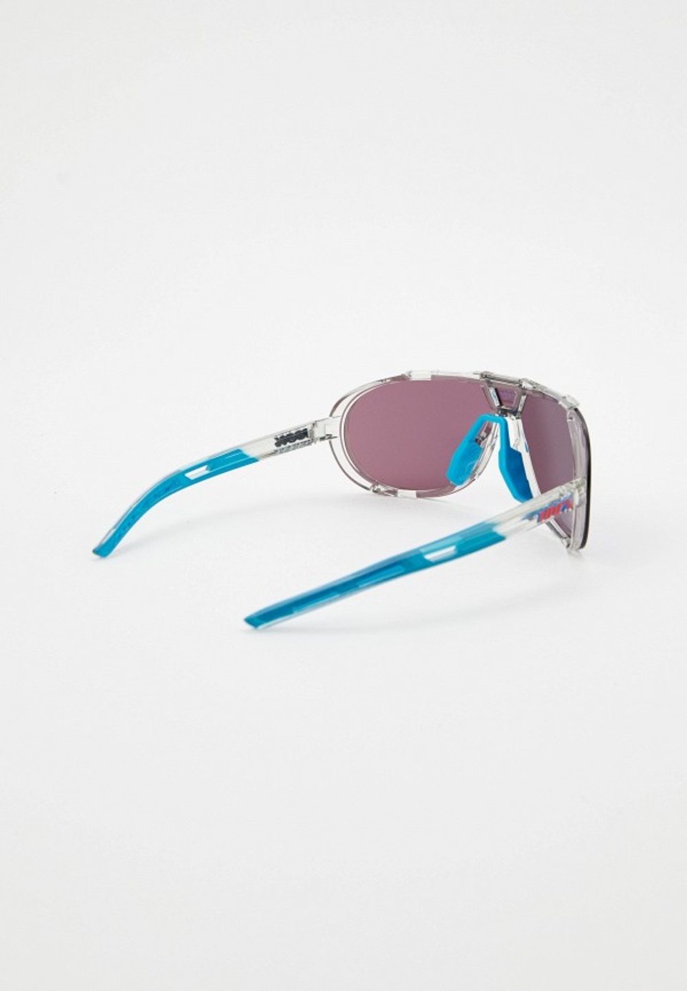 Спортивные очки 100% Westcraft+ / Jorge Martin SE Polished Clear / HiPER Blue Multilayer Mirror Lens