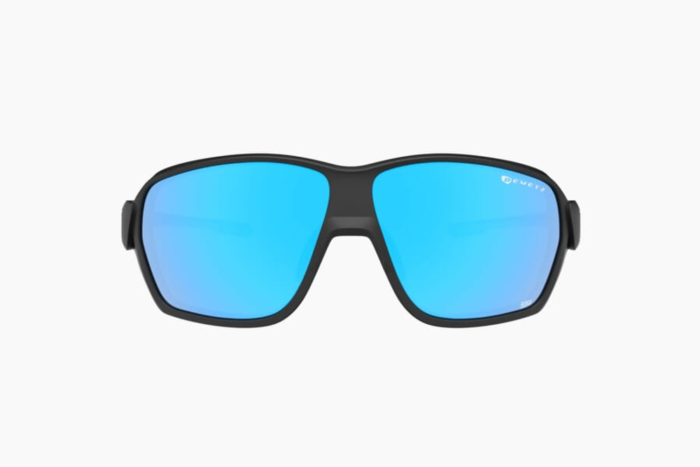 Спортивные очки Demetz M-Suit / Noir Mat / Kaki V. Brown Mirror Blue Ice Cat.3