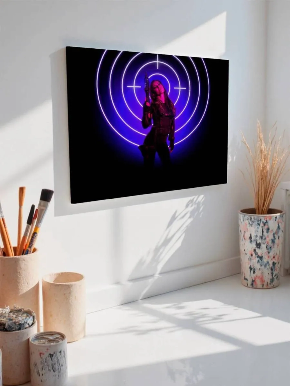 Картина на стену 40 X 50 Снайперша