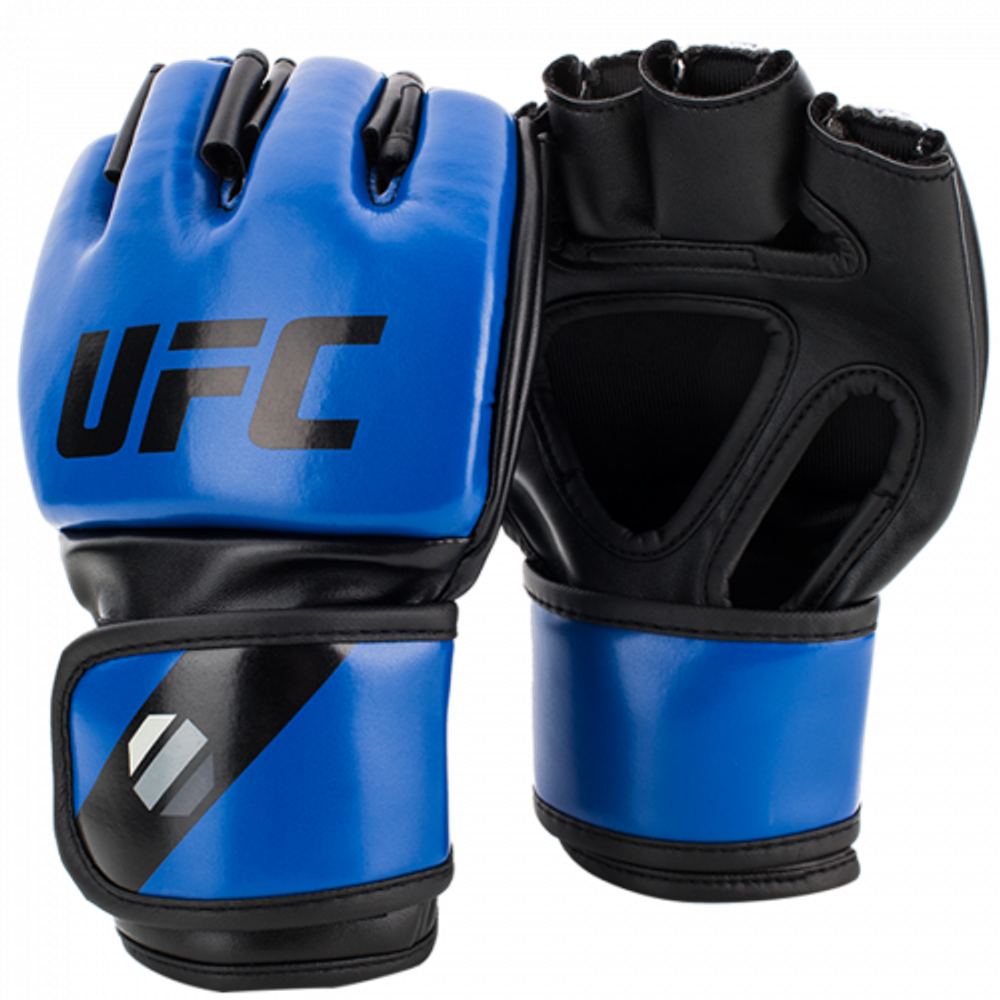 UFC Перчатки MMA для грэпплинга 5 унций синие S/M