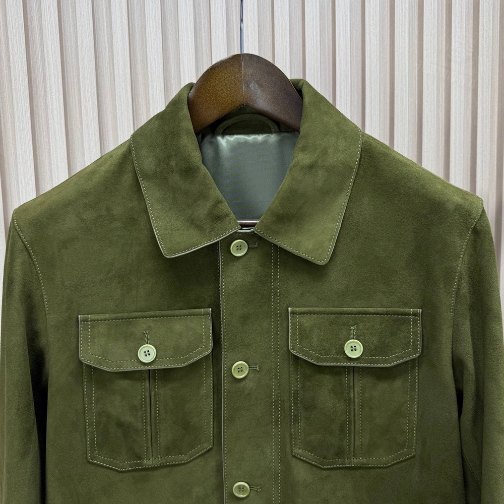 Замшевая куртка Brioni