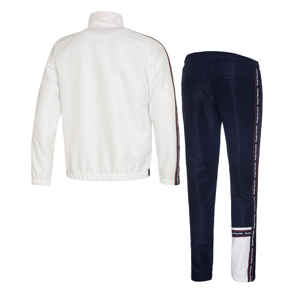 Мужские теннисные Костюмы Sergio Tacchini Meridiano Tracksuit Men - Dark Blue, White