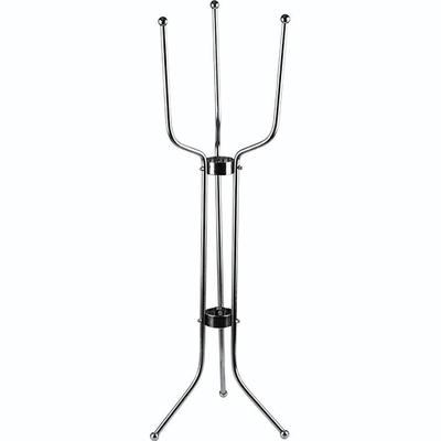 Подставка напольная для ведра «Трезубец» (к-т из 5-частей);сталь нерж.;,H=71,B=20см;металлич. (Цвет: серебристый)