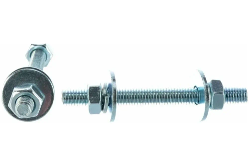 Шпилька крепежная, М8, 100 мм, сталь, серый