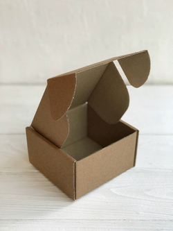 Коробка 10 х 10 х 6 см, бурая, Коробки для подарочных наборов, коробки для подарочных боксов, квадратные коробки, бьюти боксы, подарочный бокс, бейби бокс, коробка для елочных шаров