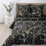 Комплект постельного белья поплин 2,0 сп.»Павлайн» Sweet Sleep Мрамор