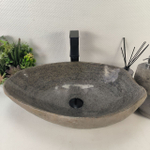 Каменная раковина из речного камня RS-05175 (60*38*15) 0862 из натурального камня