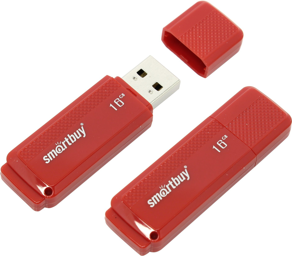 16GB USB Smartbuy Dock Red
