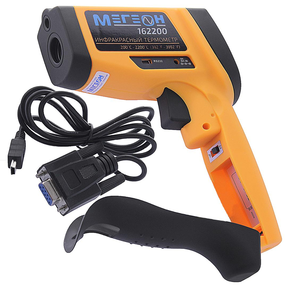 Измеритель температуры лазерный (пирометр) МЕГЕОН 162200