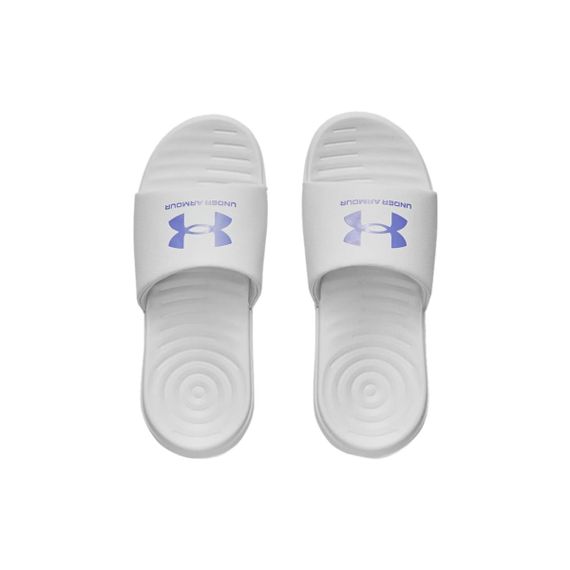 Under Armour Ansa Fixed Slides 'Grey Mist Baja Blue'