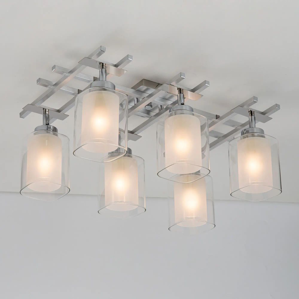 Citilux Риволи CL104160 Люстра с поворотными плафонами Алюминий