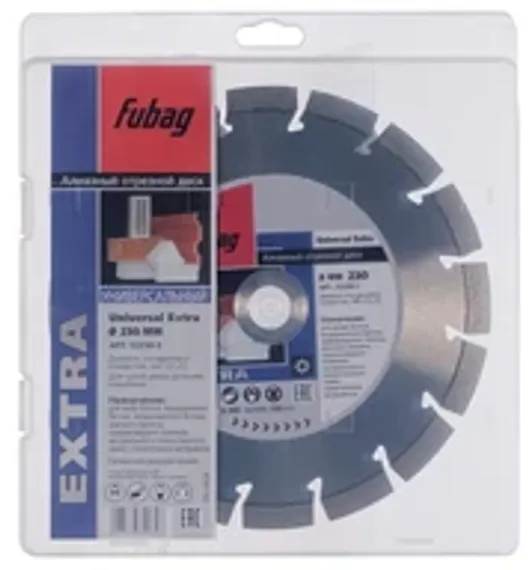 Алмазный отрезной диск Fubag Universal Pro диаметром 350 мм / 30-25.4 мм