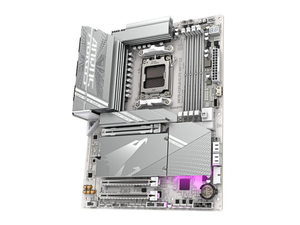 Материнская плата Gigabyte X870 Aorus Elite Wf7 Ice, Socket AM5, AMD X870, ATX, RTL