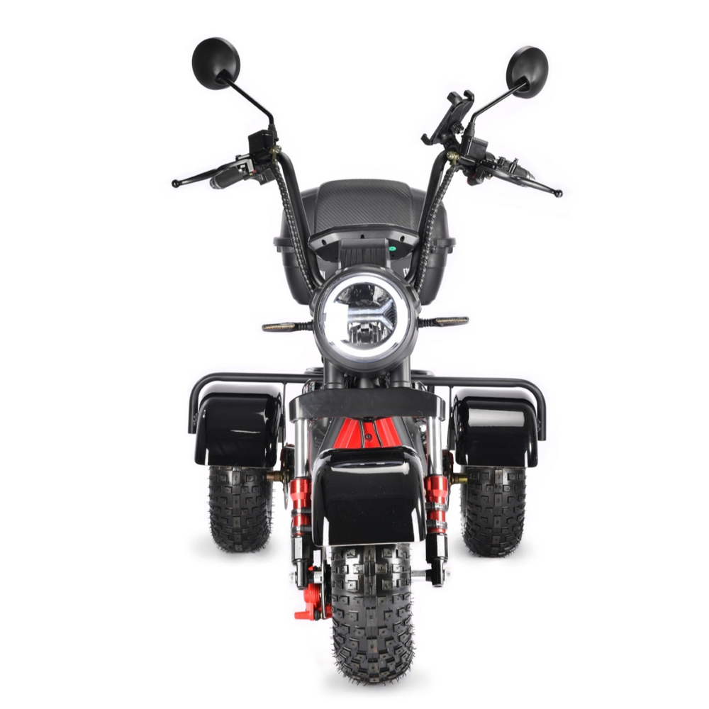 Электротрицикл WHITE SIBERIA TRIKE MINI BLACK 1500W