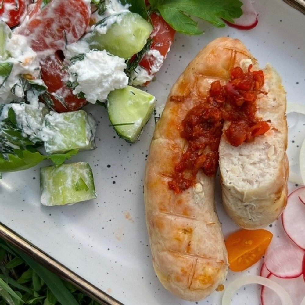 Колбаски "Куриные с  моцареллой"