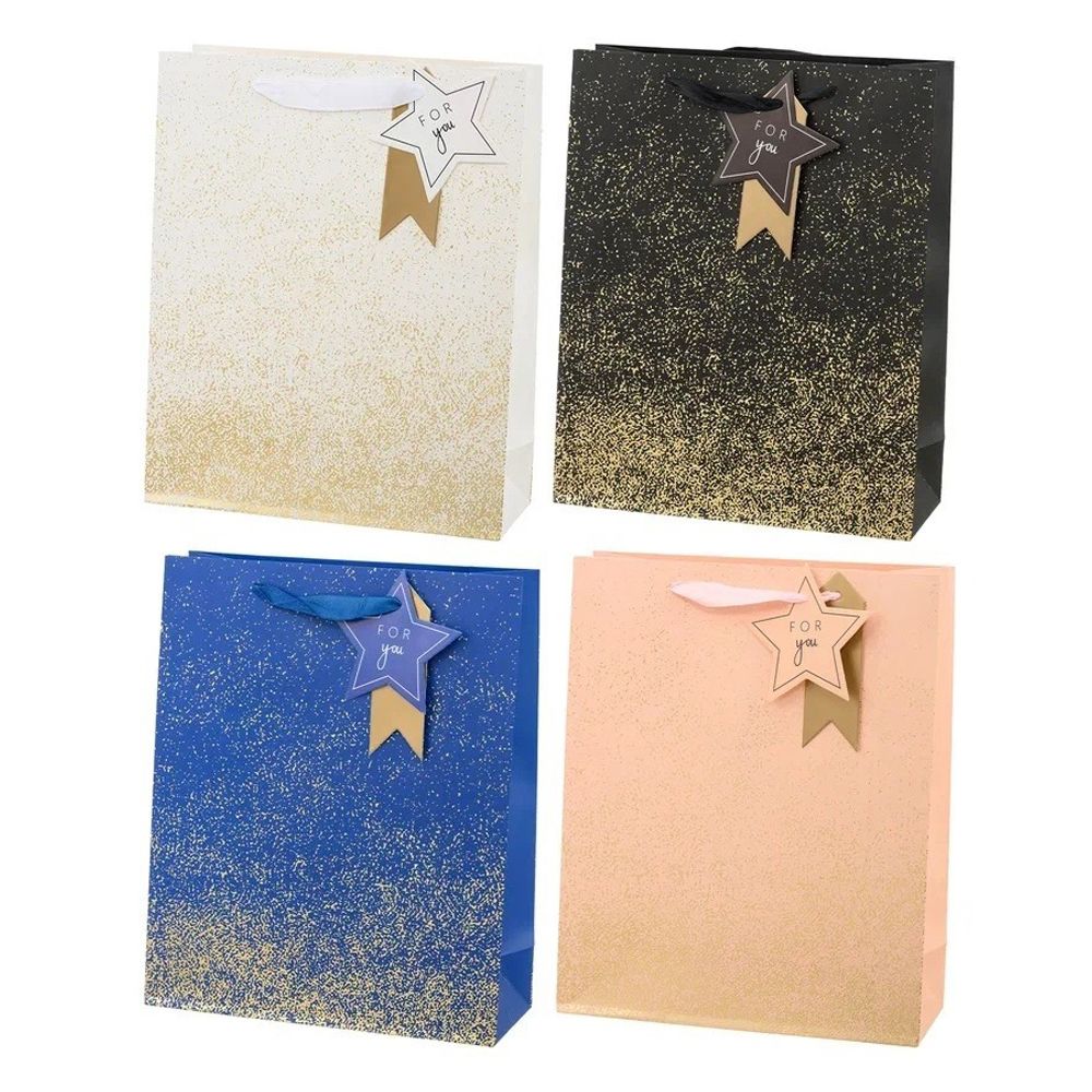 Подарочный пакет Basir, серия "For you", 30*12*40 см, ассорти Подарочный пакет Basir, серия "For you", 30*12*40 см, ассорти