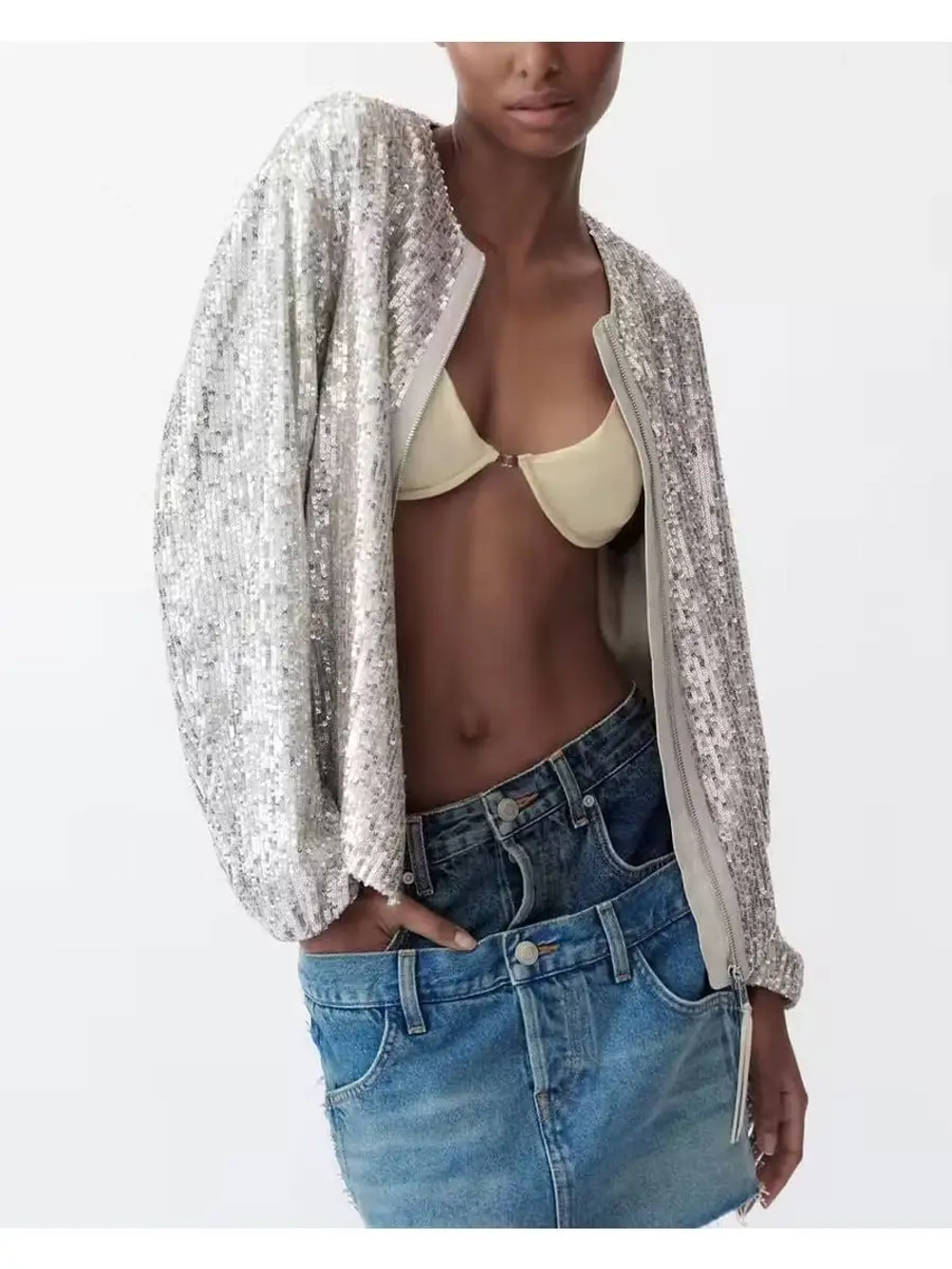 Куртка - бомбер летняя