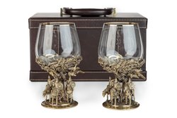 Бокалы для коньяка "Три богатыря" 2 шт