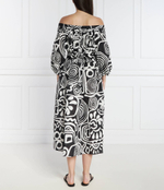 Льнаное платье Liviana Conti - черный(L4SM27)