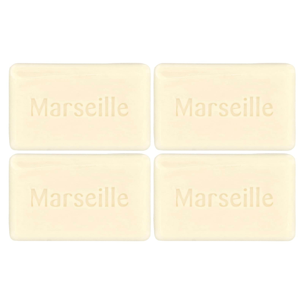 A La Maison de Provence, мыло для рук и тела, сладкий миндаль, 4 бруска по 100 г (3,5 унции)
