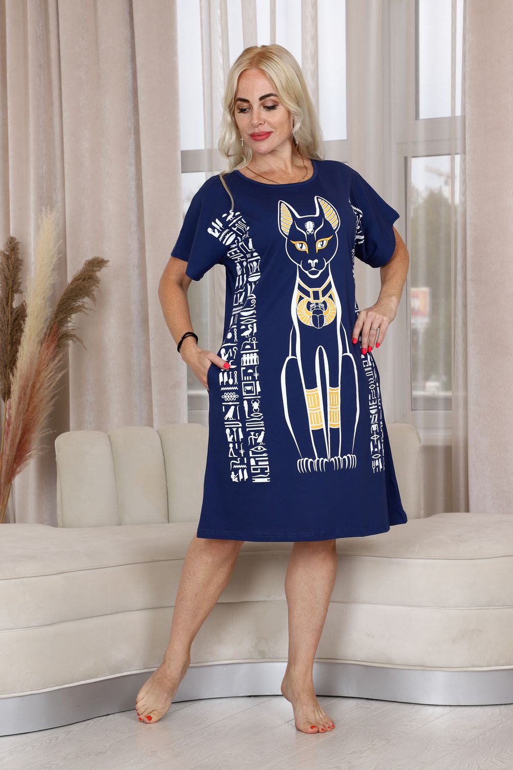 Туника 46529 Кошки Натали (Акция)