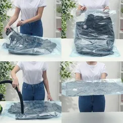 Вакуумный пакет для хранения вещей «Океан», 60×80 см, ароматизированный, цвет голубой