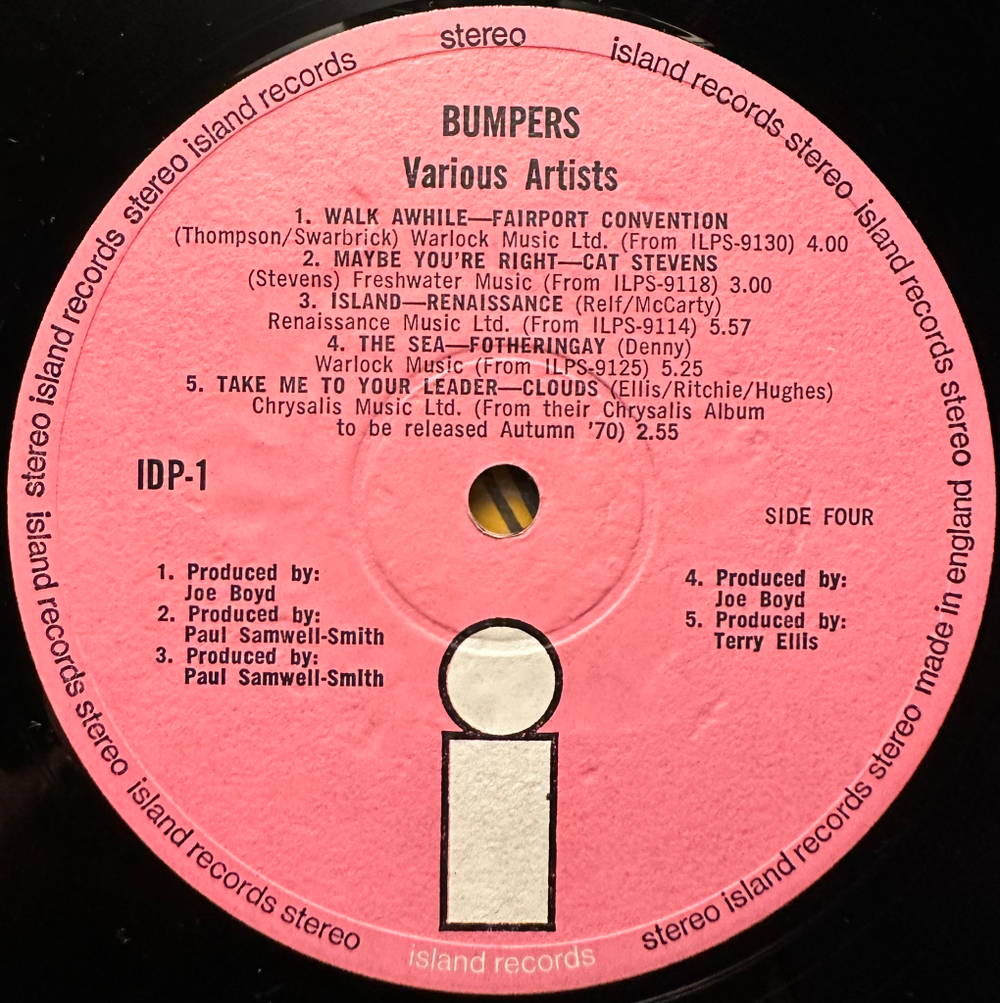 Bumpers 2LP (Англия 1975г.)