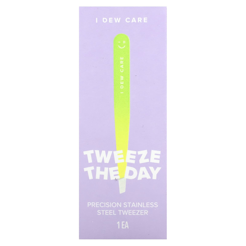 I Dew Care, Tweeze The Day, прецизионный пинцет из нержавеющей стали, 1 пинцет