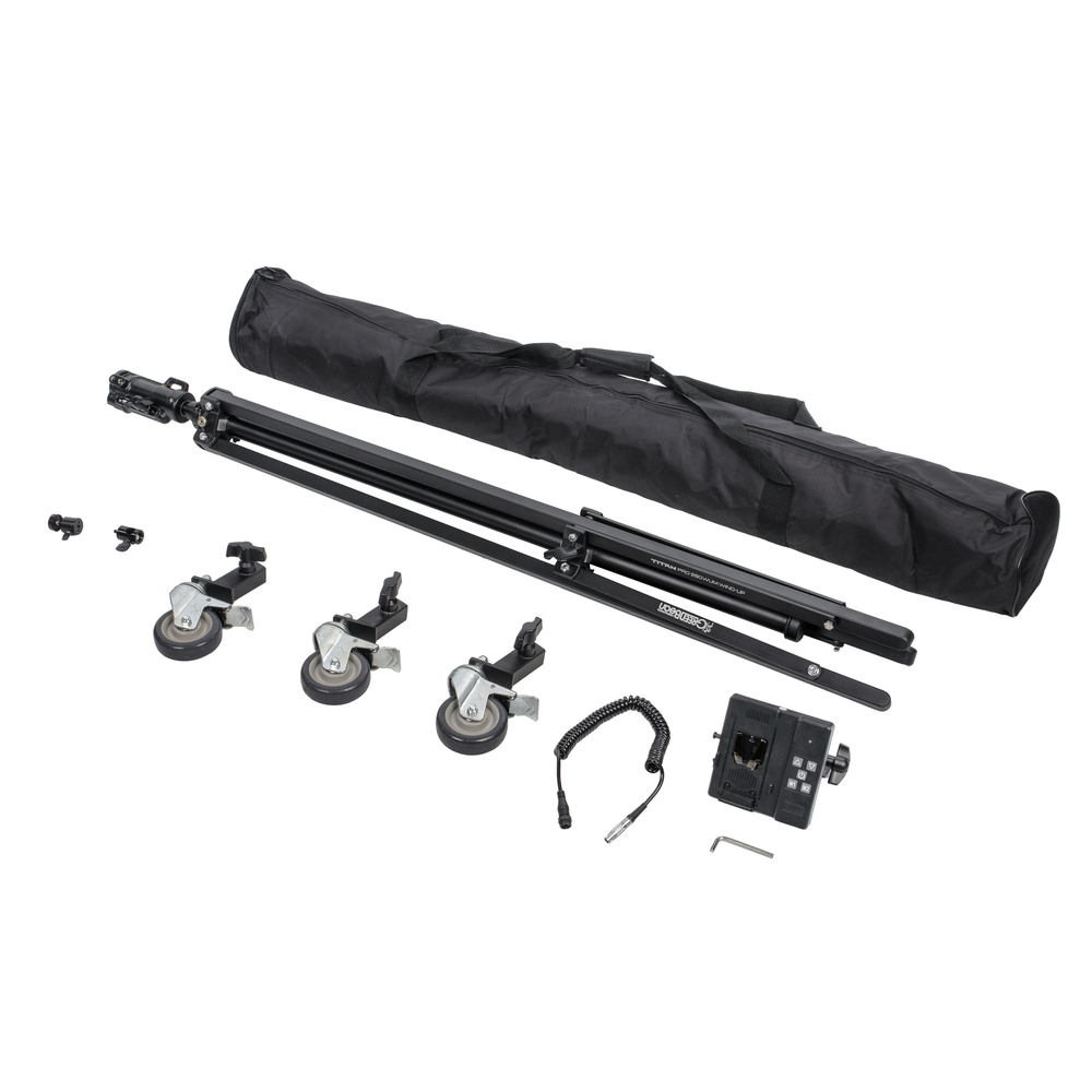 Стойка GreenBean Titan PRO 290WUM WIND-UP на колесах моторизованная