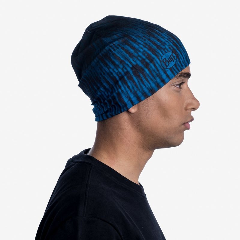 Тонкая флисовая шапочка Buff Hat Polar Microfiber Zoom Blue Фото 4