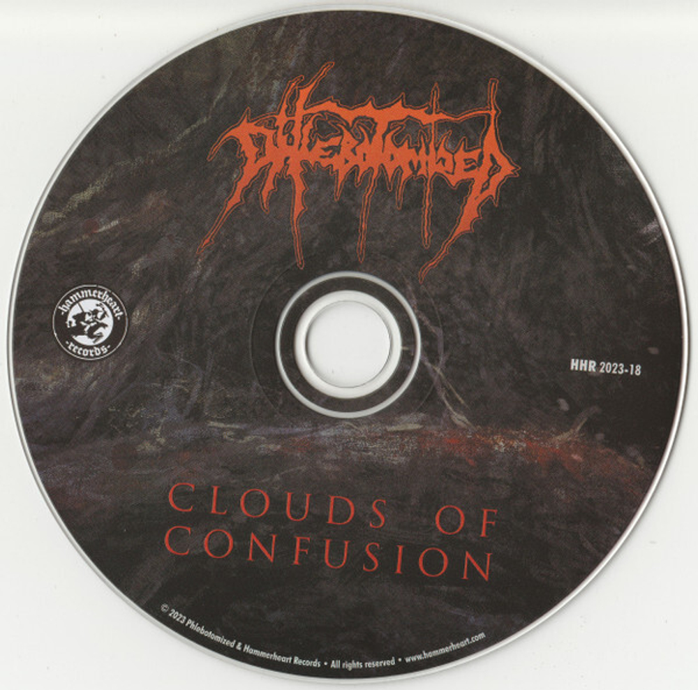 PHLEBOTOMIZED - Clouds Of Confusion CD DIGIPAK, музыкальный компакт диск, techno death metal