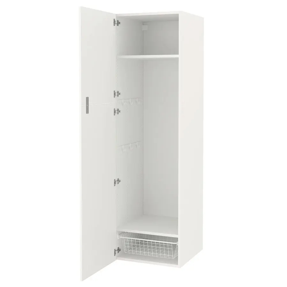 Высокий шкаф - ENHET IKEA/ЭНХЕТ ИКЕА, 60х62х210 см, белый