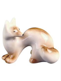 Фарфоровая статуэтка (миниатюра) "Куница" ЛФЗ
