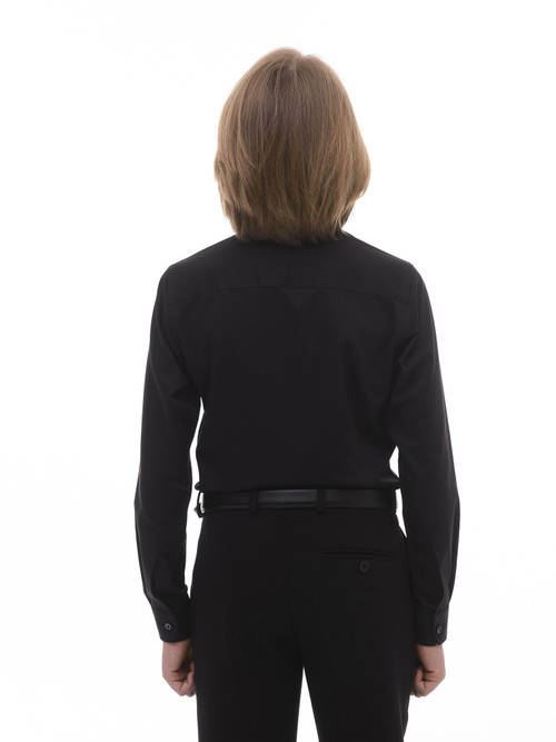 Сорочка подростковая VESTER длинный рукав, цвет черный, бамбуковое волокно 68318 09