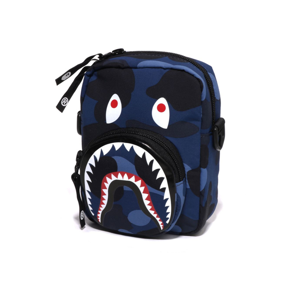 A Bathing Ape Bathing Ape Shark Head Camo Messenger Сумка