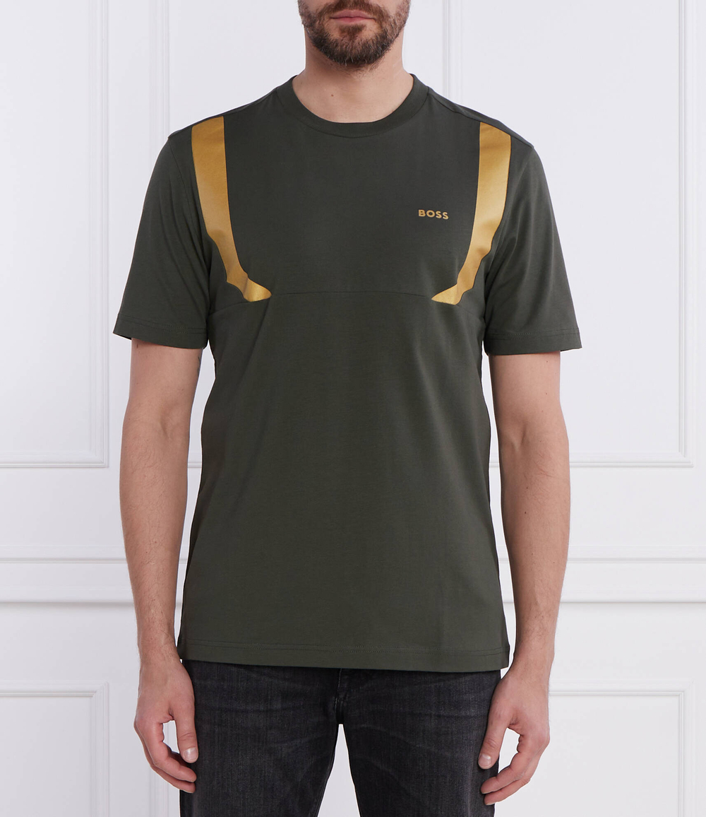 Футболка Tee 5 BOSS GREEN - хаки(50506361)