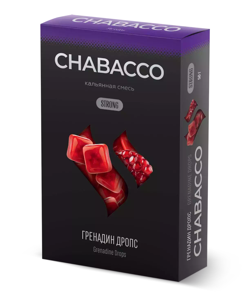 Chabacco Strong - Grenadine Drops (50г)