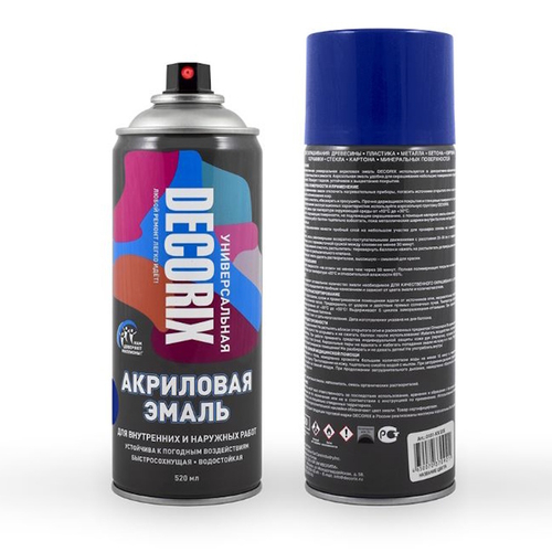 Эмаль аэроз. DECORIX акрил. фиалковая 520мл  0101-91 DX * АКЦИЯ