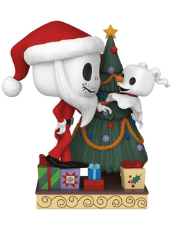 Фигурка Funko POP! Deluxe Disney TNBC 30th Jack Skellington & Zero with Tree (1386) 72382