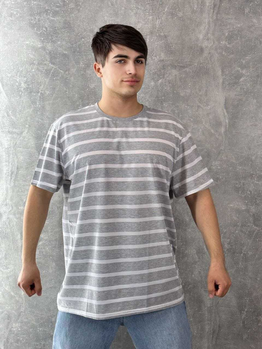Футболка мужская(полоска) 88153