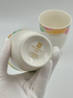 Стакан с жёлтой каймой Givenchy by Yamaka