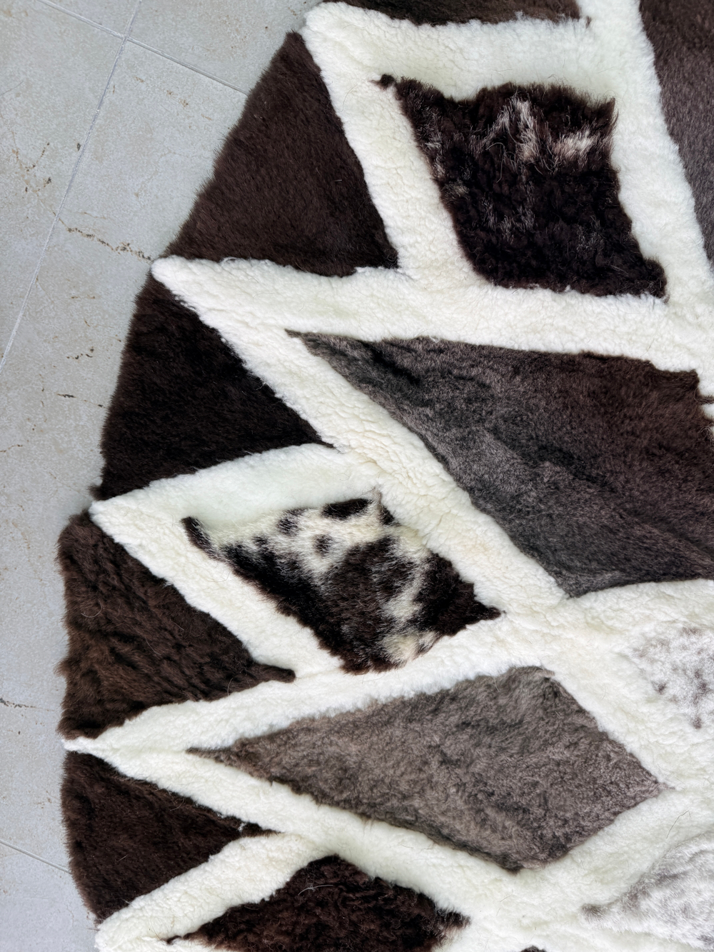 Ковер шкура натуральная овчина меховой