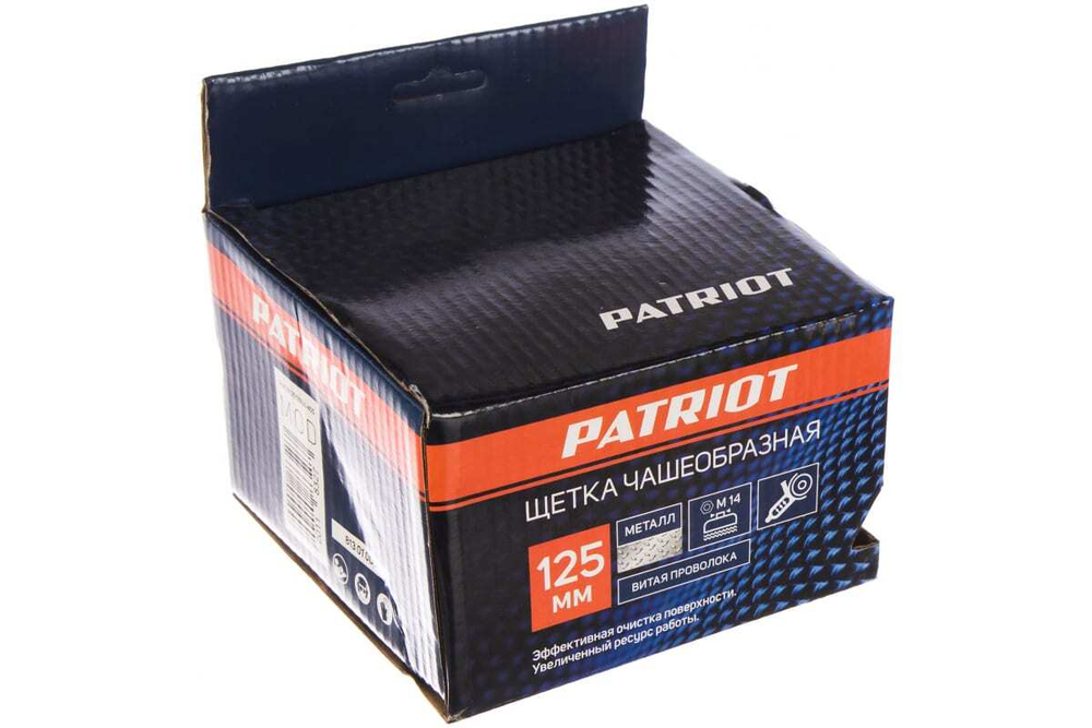 Щетка чашеобразная витая (125 мм; М14) EDGE by PATRIOT 813010008