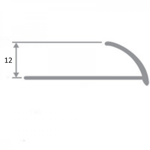 НАП 12мм "DO-3" 2,7м Бронза мат. наружный анод. алюм.