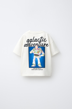 ZARA ФУТБОЛКА С ПРИНТОМ TOY STORY © DISNEY PIXAR, БЕЛЫЙ