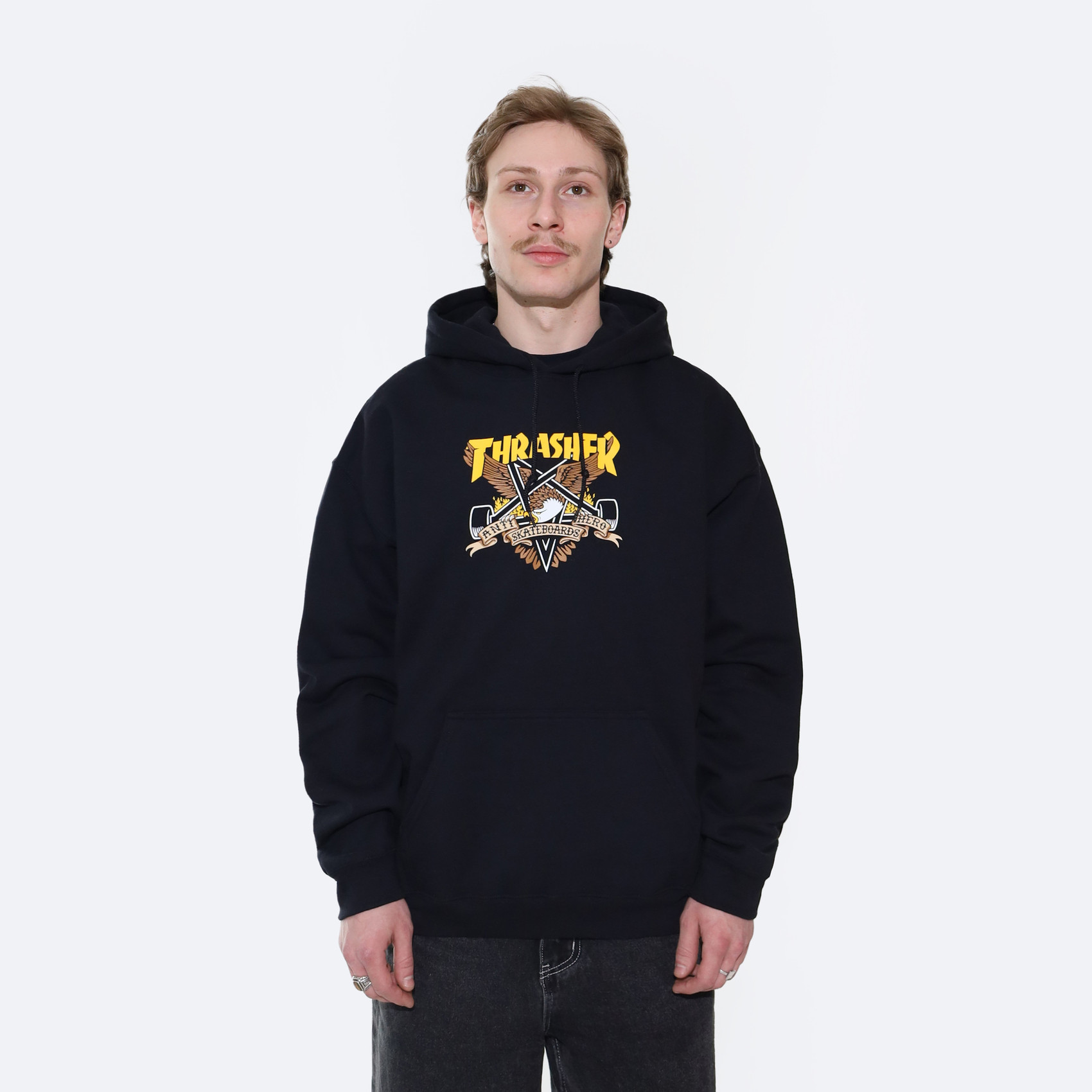 Худи Thrasher Eaglegram Hood (black) артикул: - купить в магазине Дайс