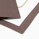 Набор плейсматов Simposium Embroidery Ivory/Dark Brown (45 x 45 см)