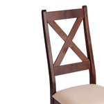 Стул CROSSMAN NEW, Многослойный березовый шпон, 41х40x100 см, cappuchino/велюр бежевый